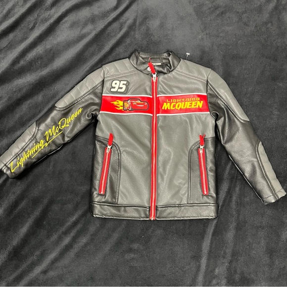 Disney Other - Disney’s Lightning McQueen faux leather jacket
